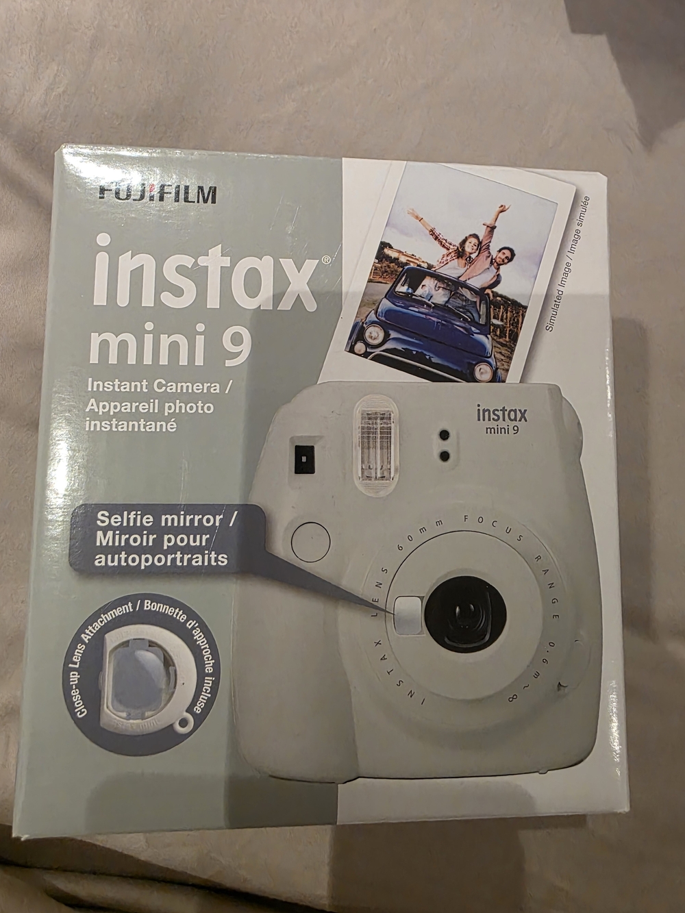 Fujifilm instax mini 9 Instant Camera - Smoky White